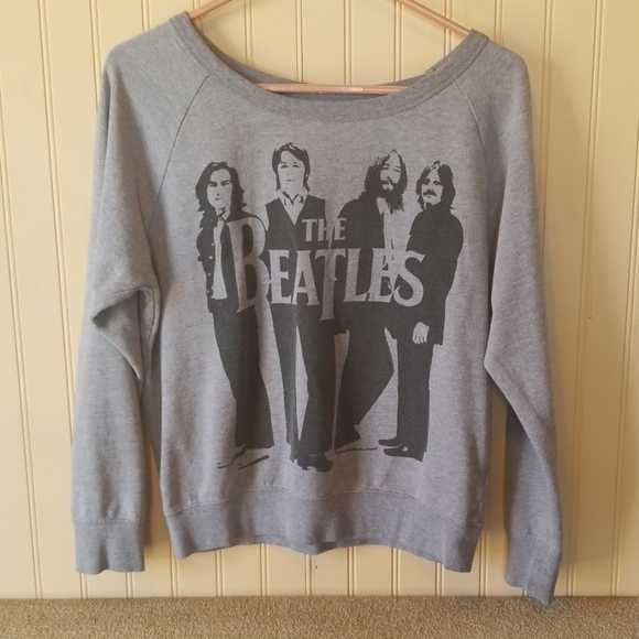 The Beatles Tops - Beatles sweatshirt size small gray black